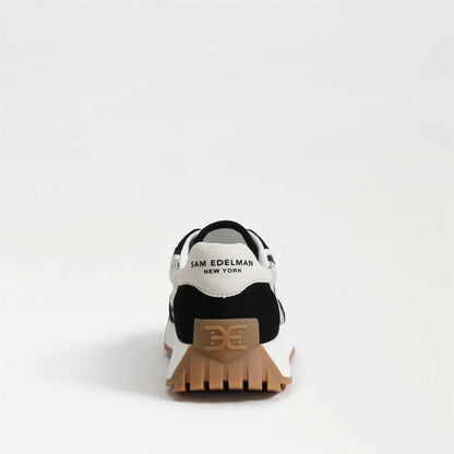Black Suede/White Leather