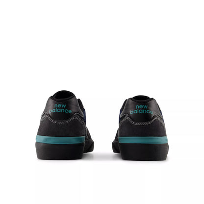 Faded Black With Faded Teal