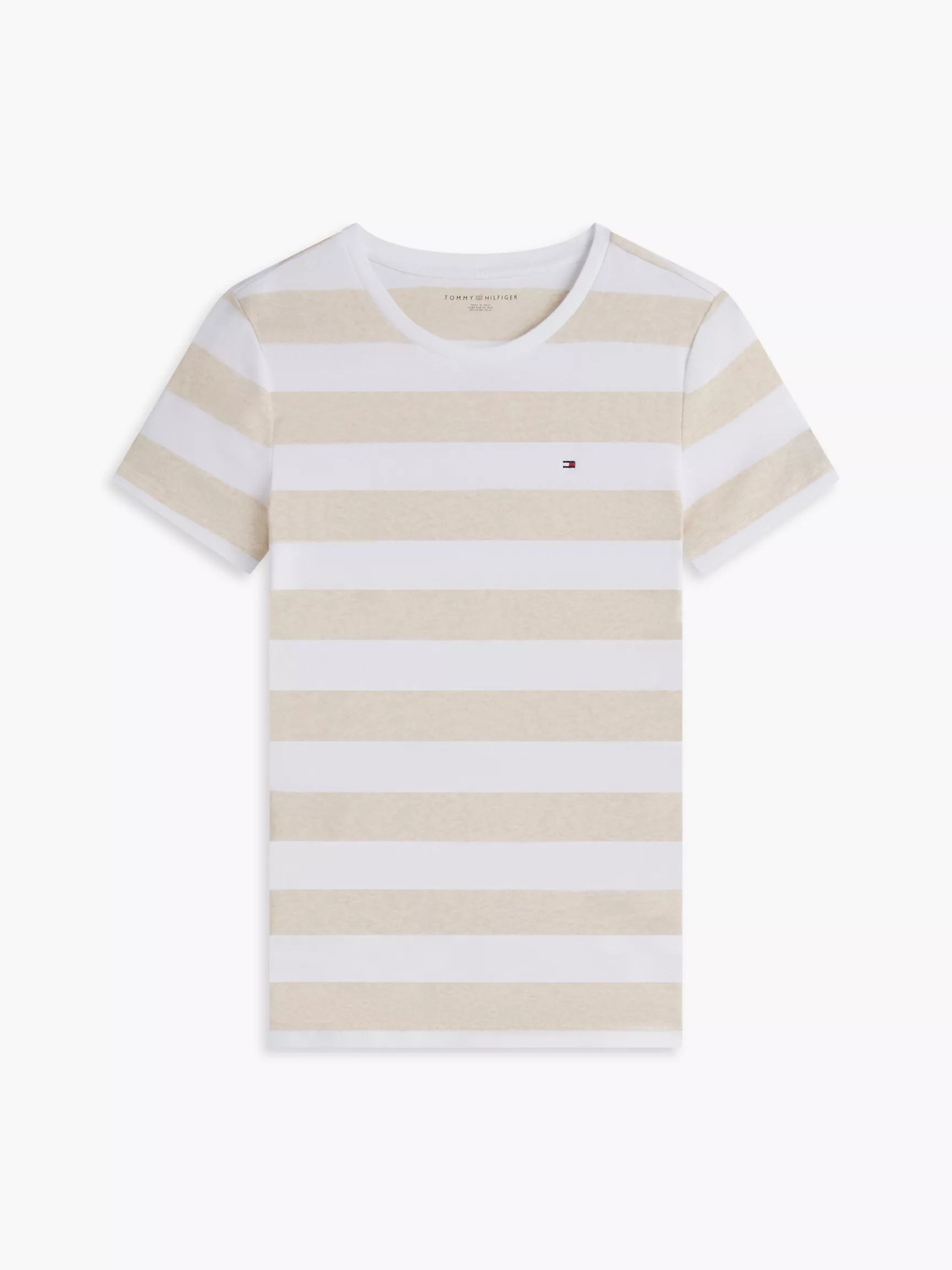 Beige Heather Stripe