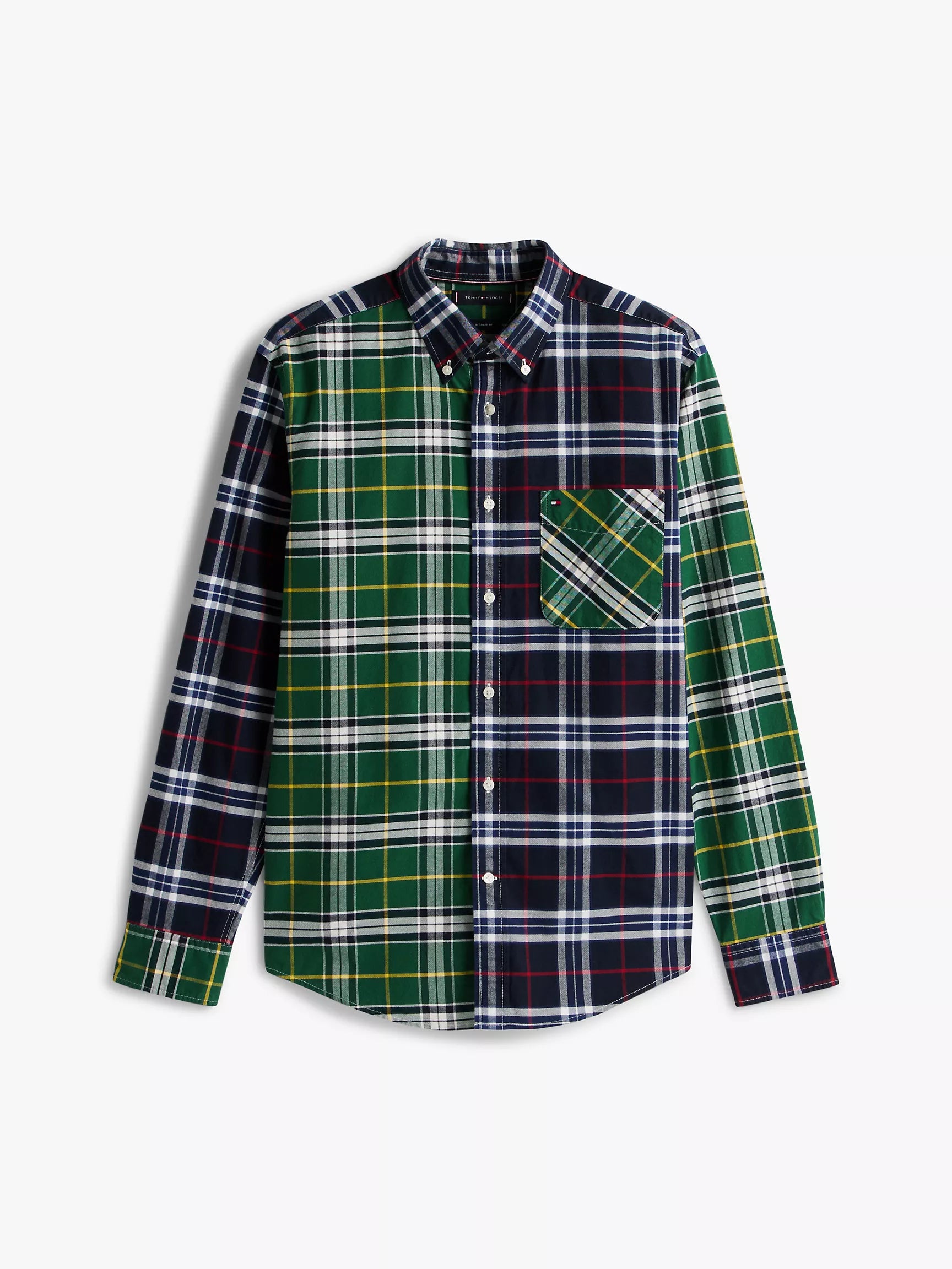 Navy/Ornamental Green Check