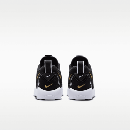 Black/White/Metallic Gold