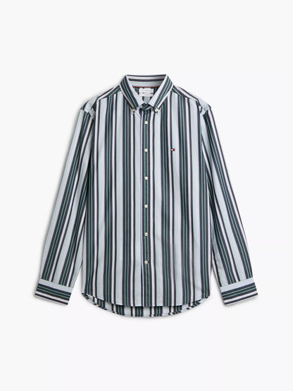 Cut Grass/Blue Stripe
