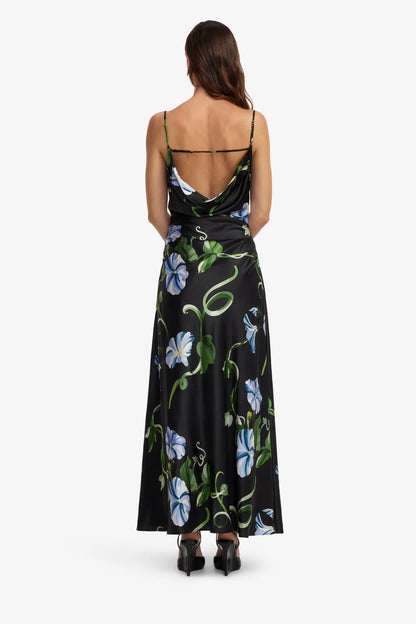 Vine Print in Ebony