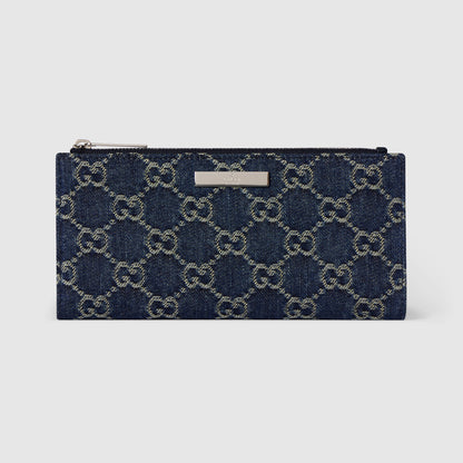 denim azul oscuro con GG