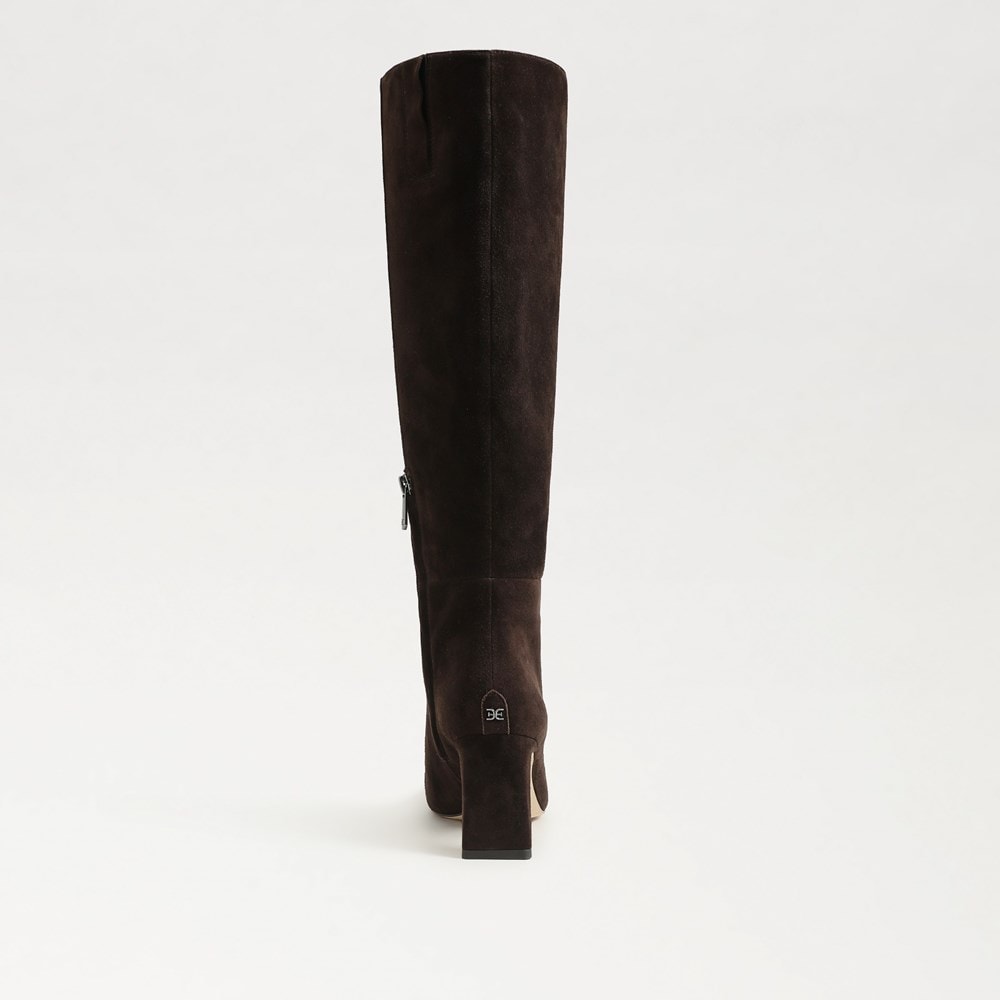 Chocolate Brown Suede
