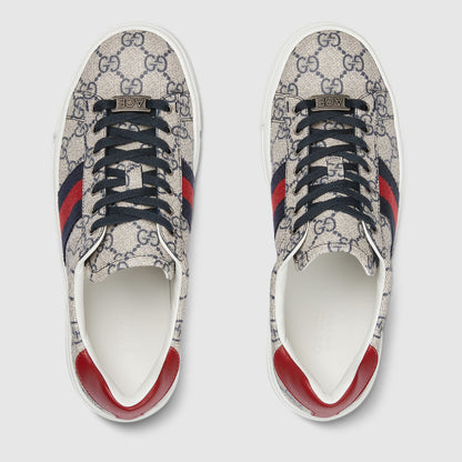 Supreme beige y azul