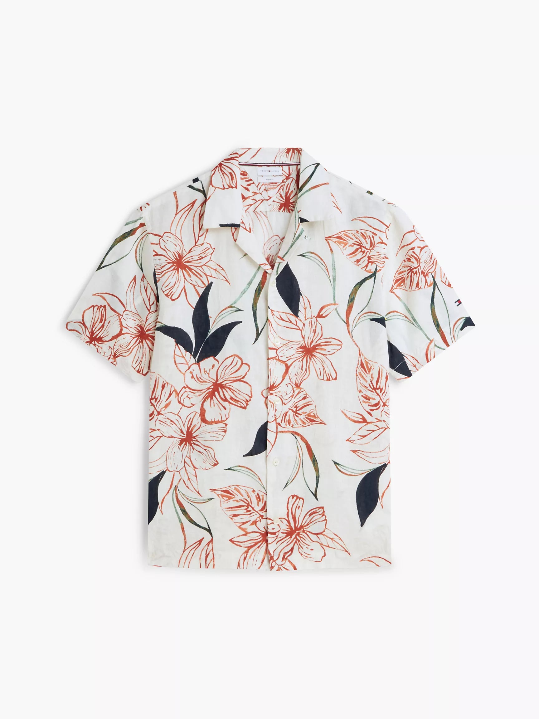 Ivory Petal Print