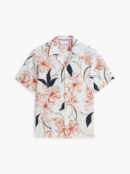 Ivory Petal Print
