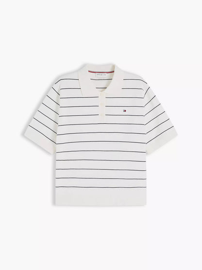 Navy Blue / Ivory Stripe