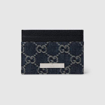 denim azul oscuro con GG