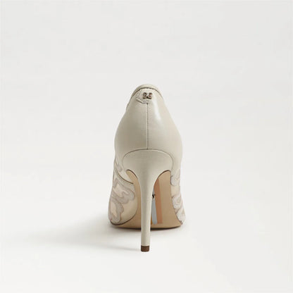 Modern Ivory Mesh Fabric