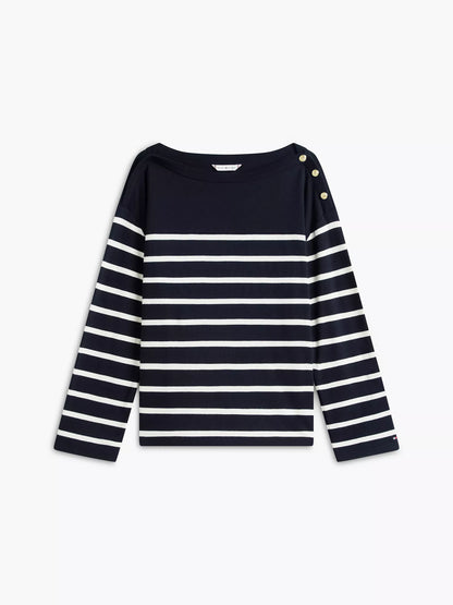 Navy Blue / Silk Stripe