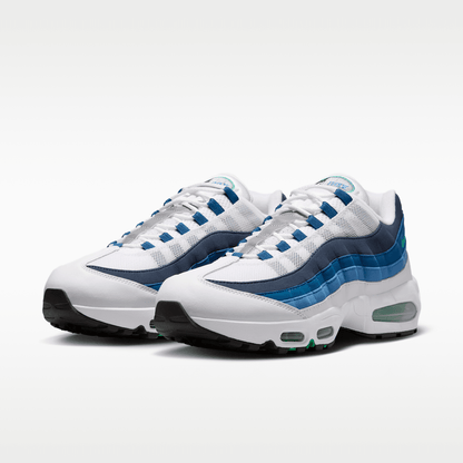 White/Lake Blue/French Blue/Emerald Green