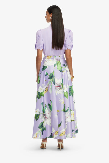 Lily Blossom Print in Lilac