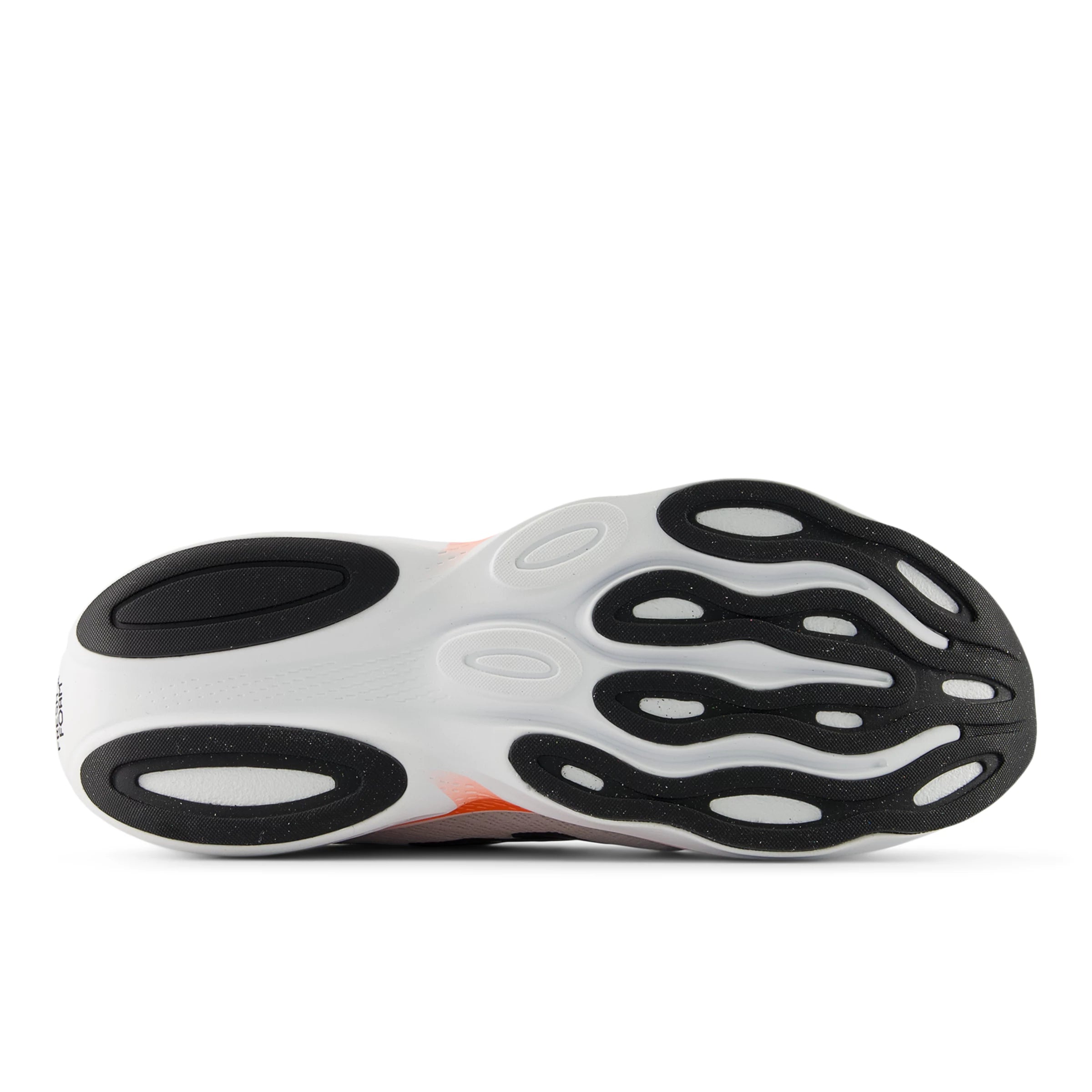 White With Black And Tangerine Heat
