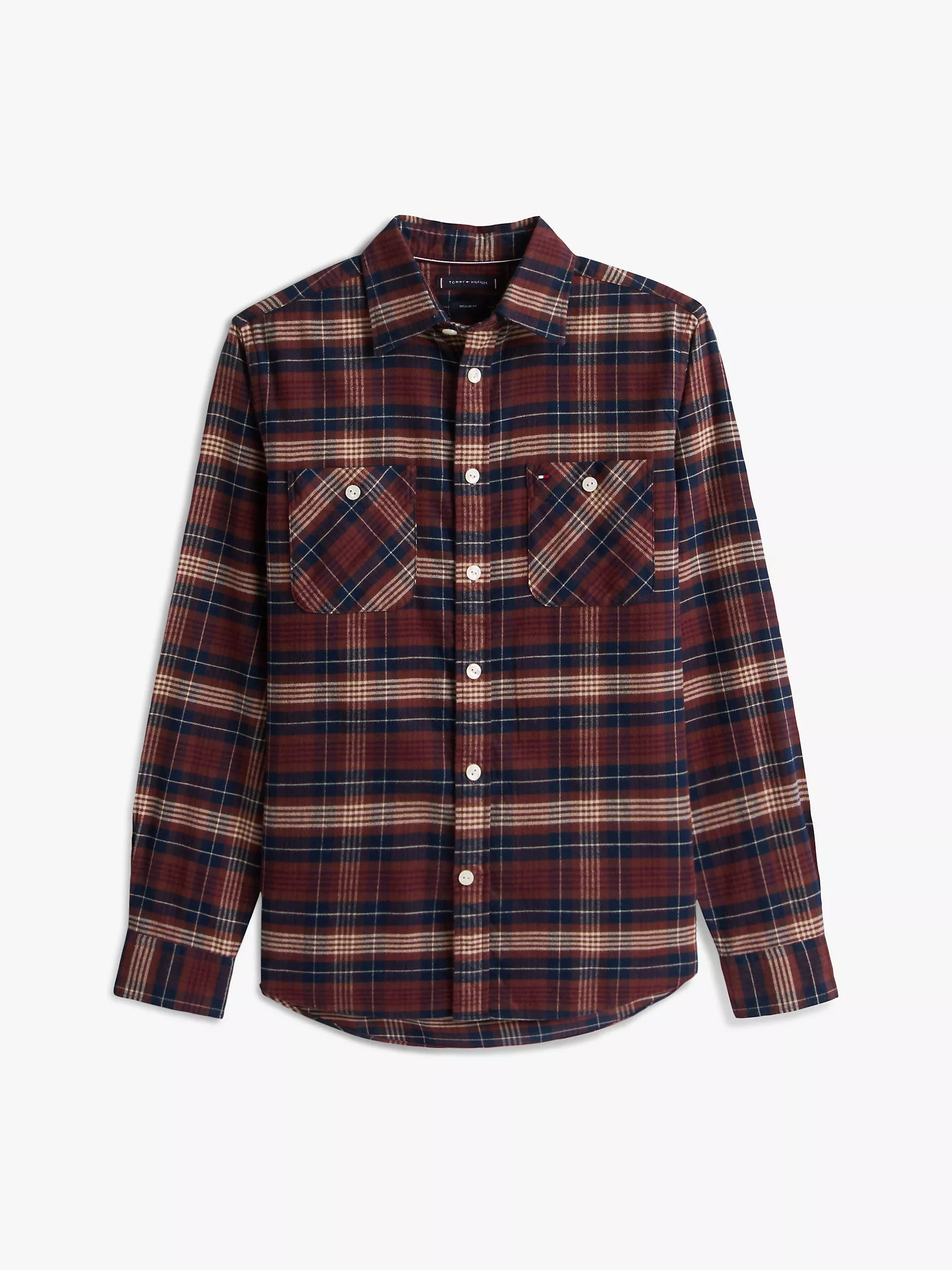 Deep Burgundy Check