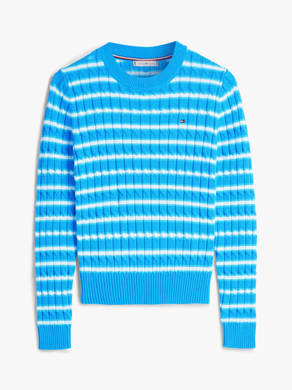 Mesmerizing/ Breezy Blue / Calico Stripe