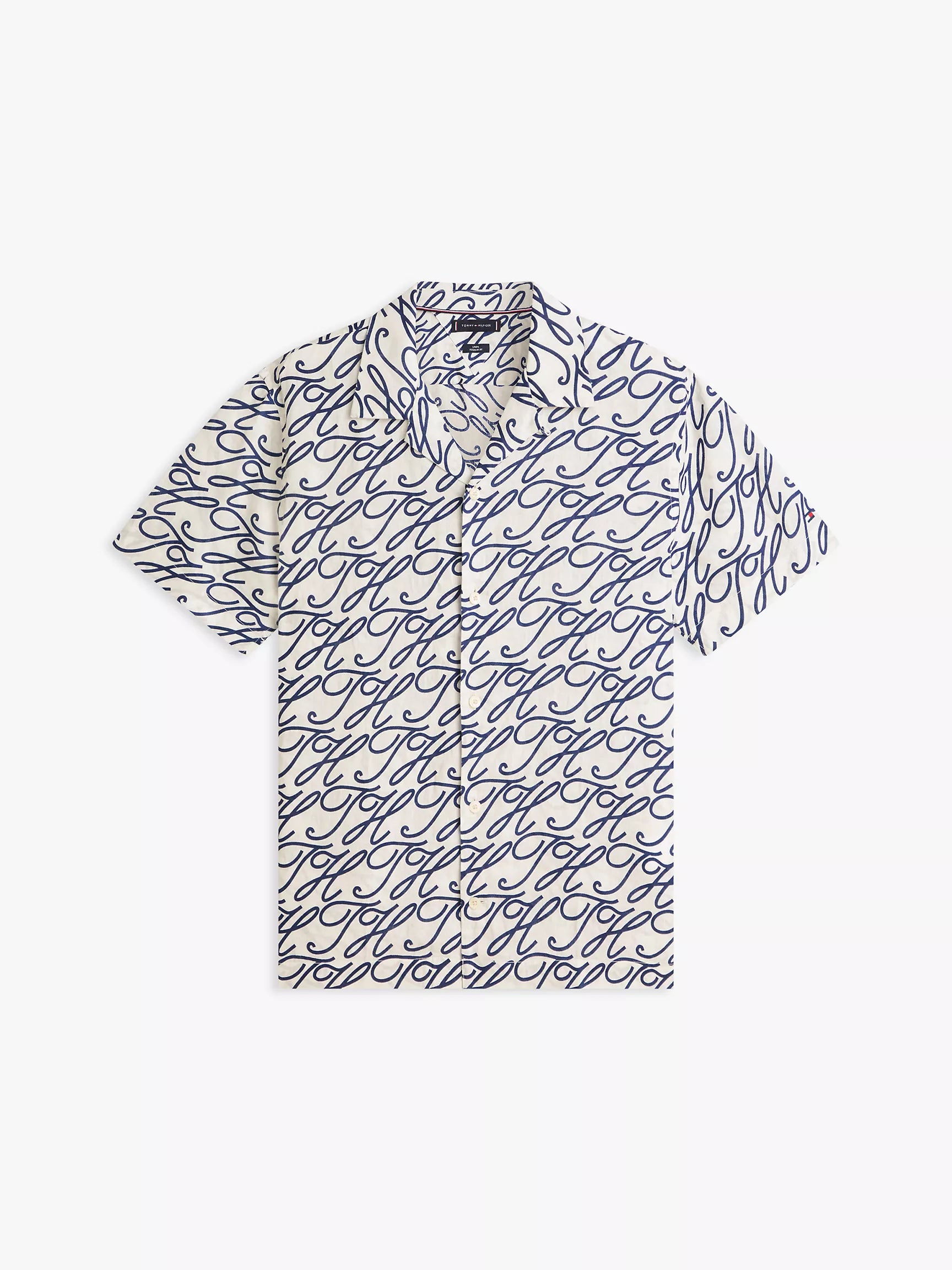 Ecru/Blue Print