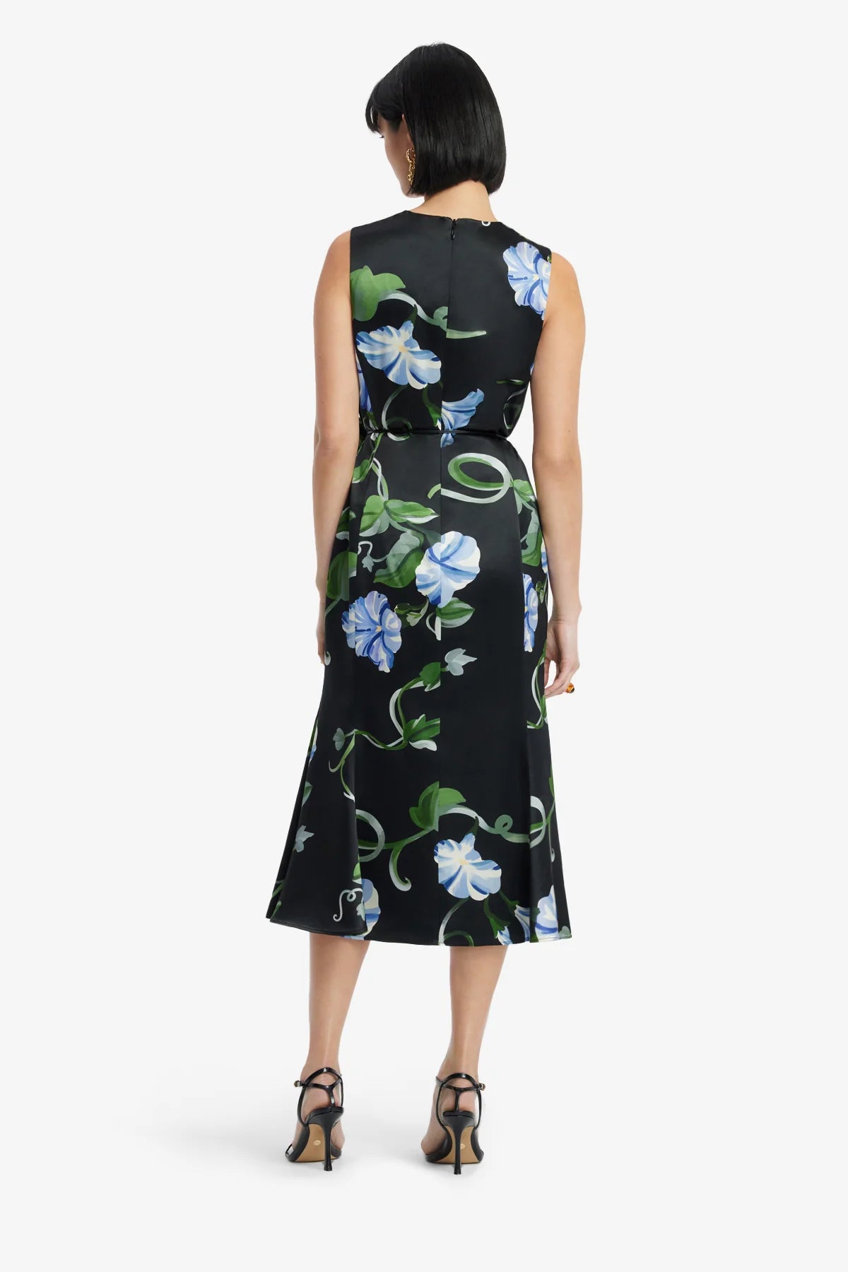 Vine Print in Ebony