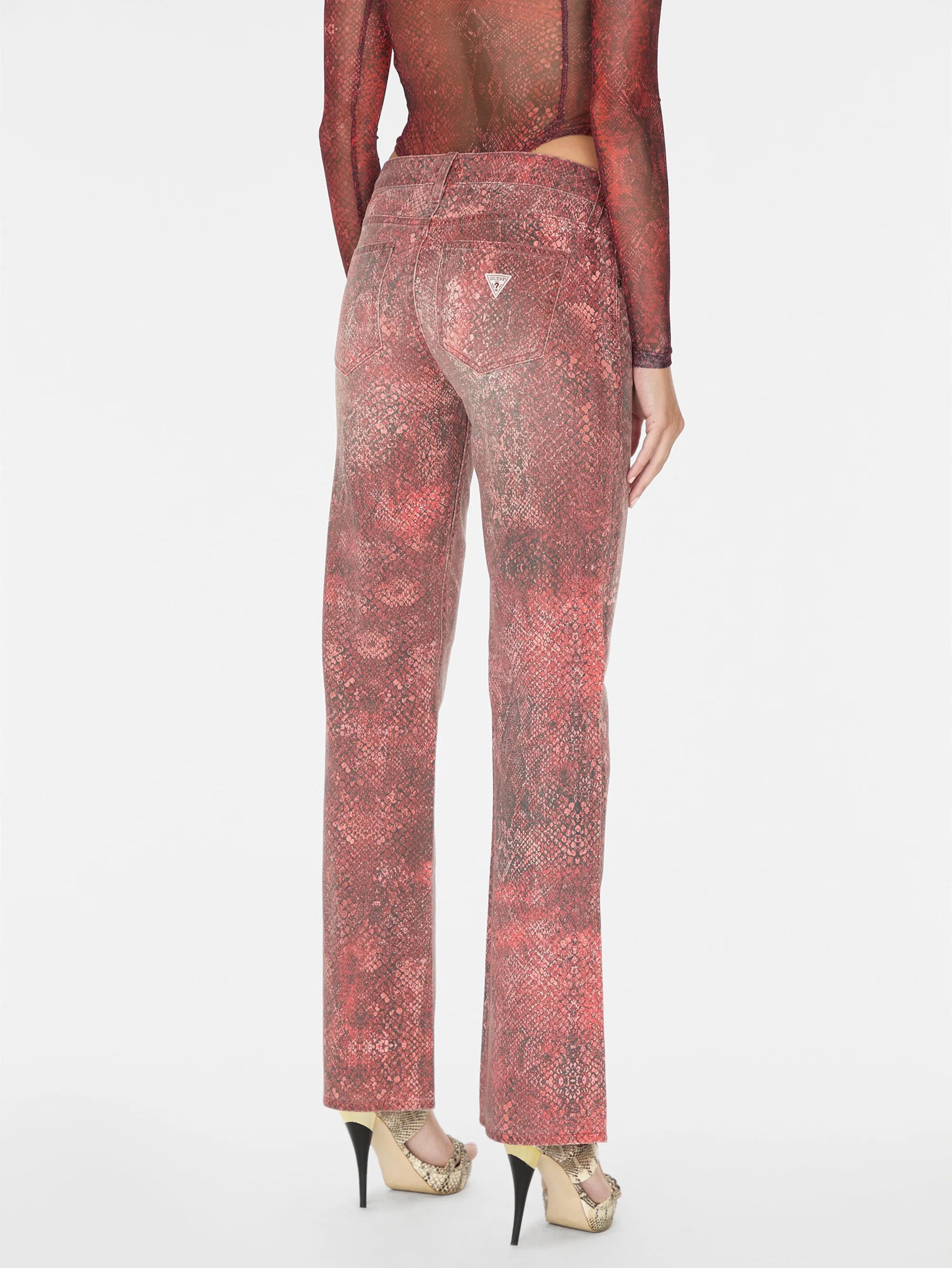 Printed Mesh Petite Syrah