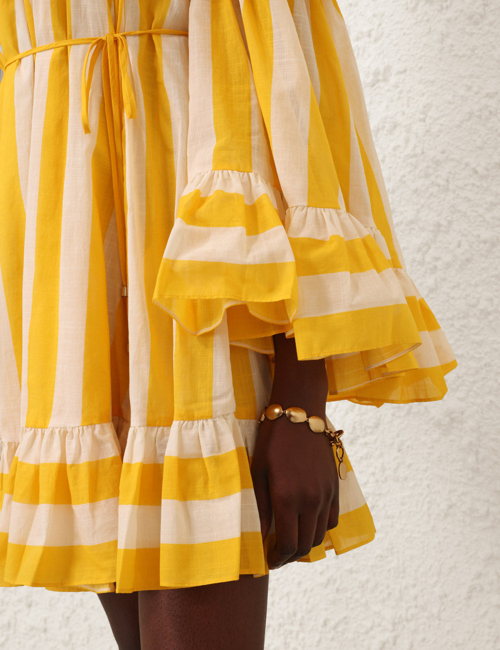 Yellow Cream Stripe
