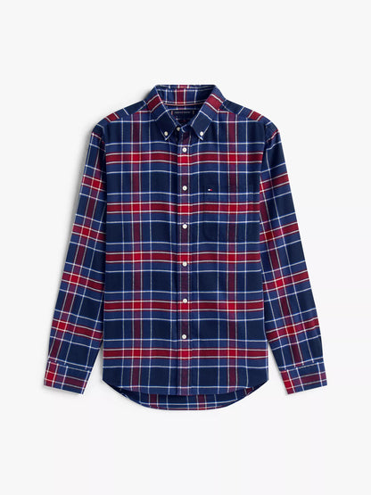 Preppy Navy Check