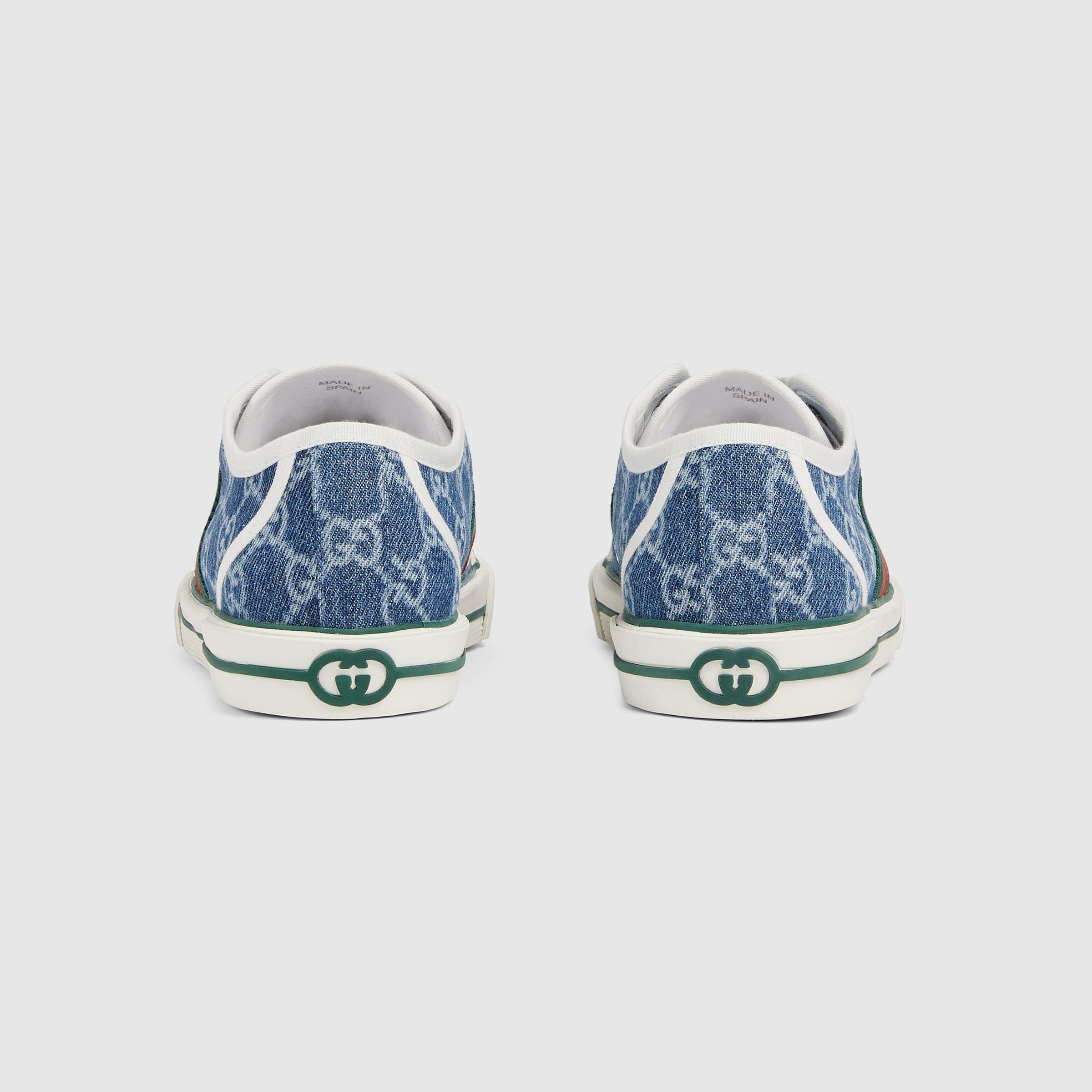 denim azul con GG