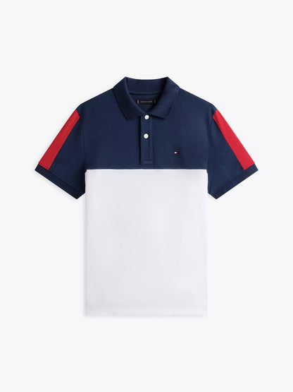 Optic White/Navy Colorblock