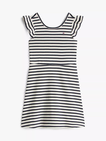 Ivory Navy Stripe