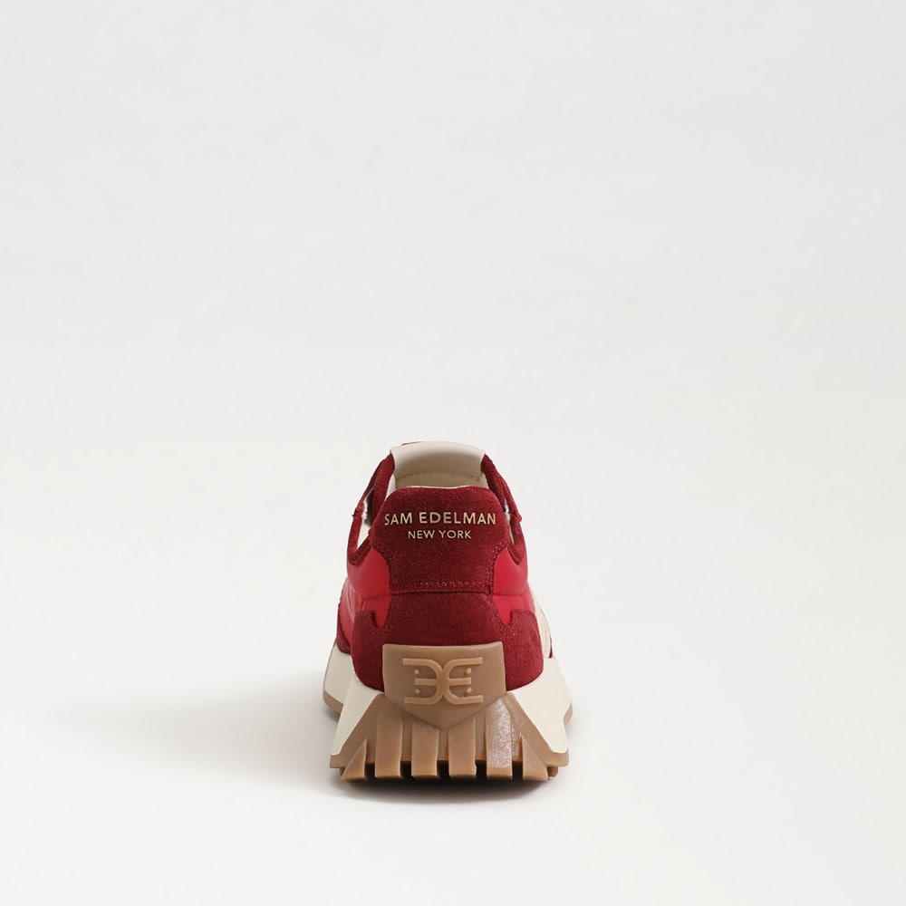 Deep Scarlet Suede
