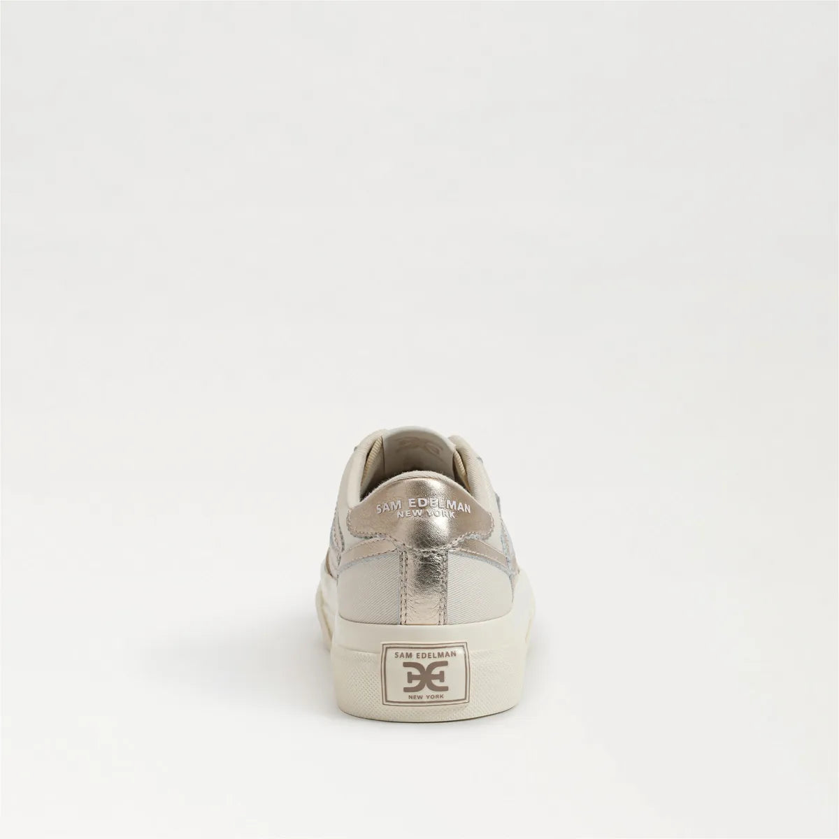 Ivory/Lily White/Gold Leather