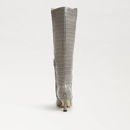 Antico Gray Croco Leather