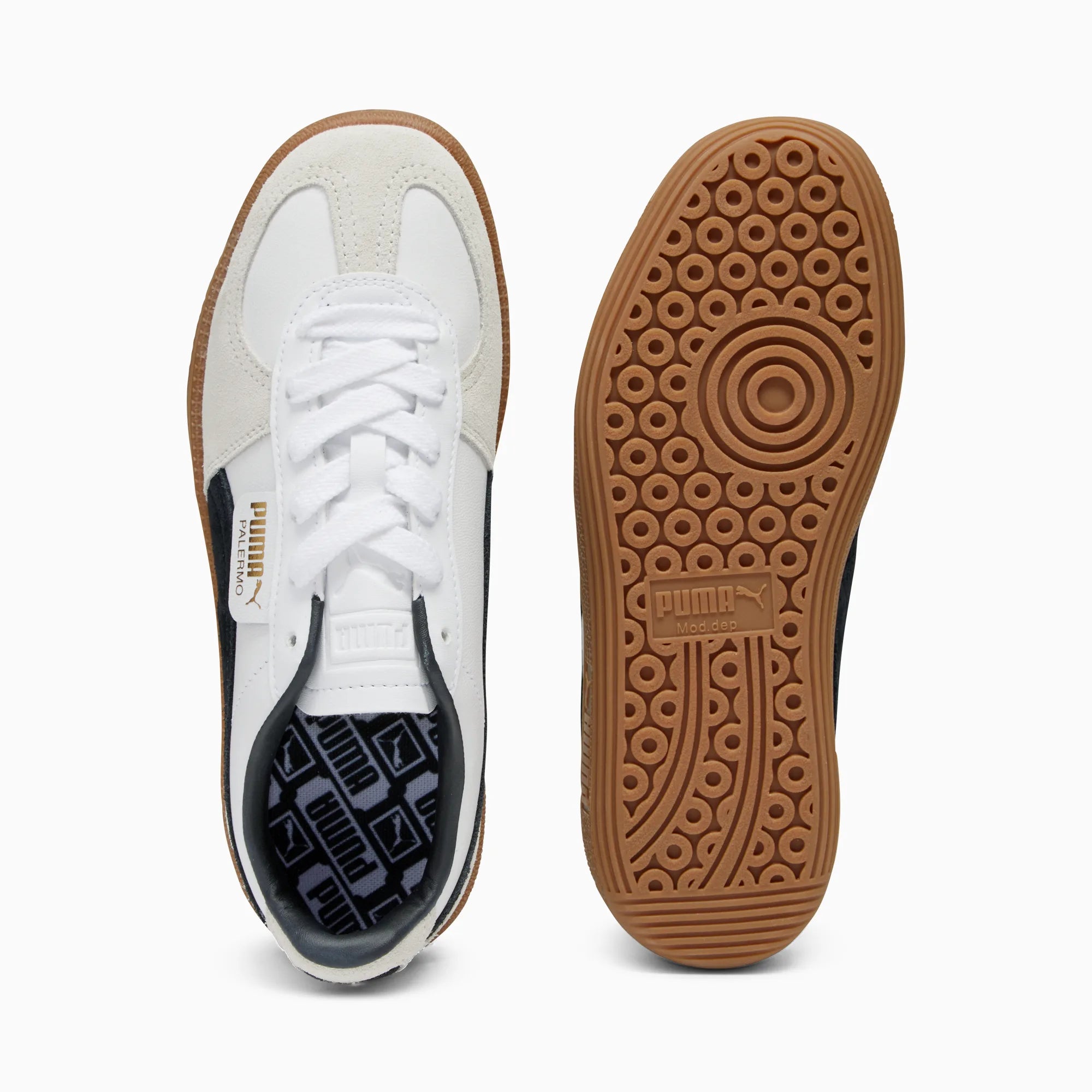 PUMA White-Vapor Gray-Gum