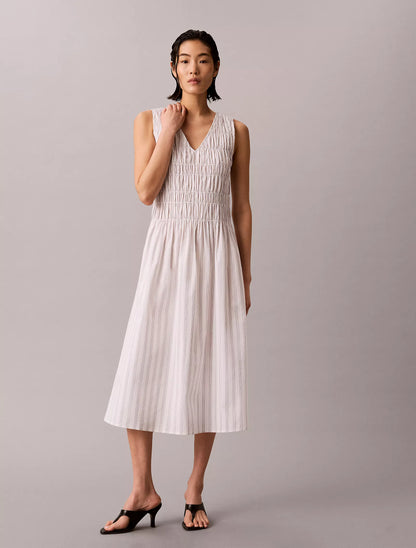 Dusty Sailor Blue Accent Stripe