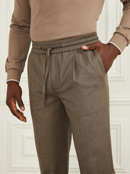 Brown Herringbone