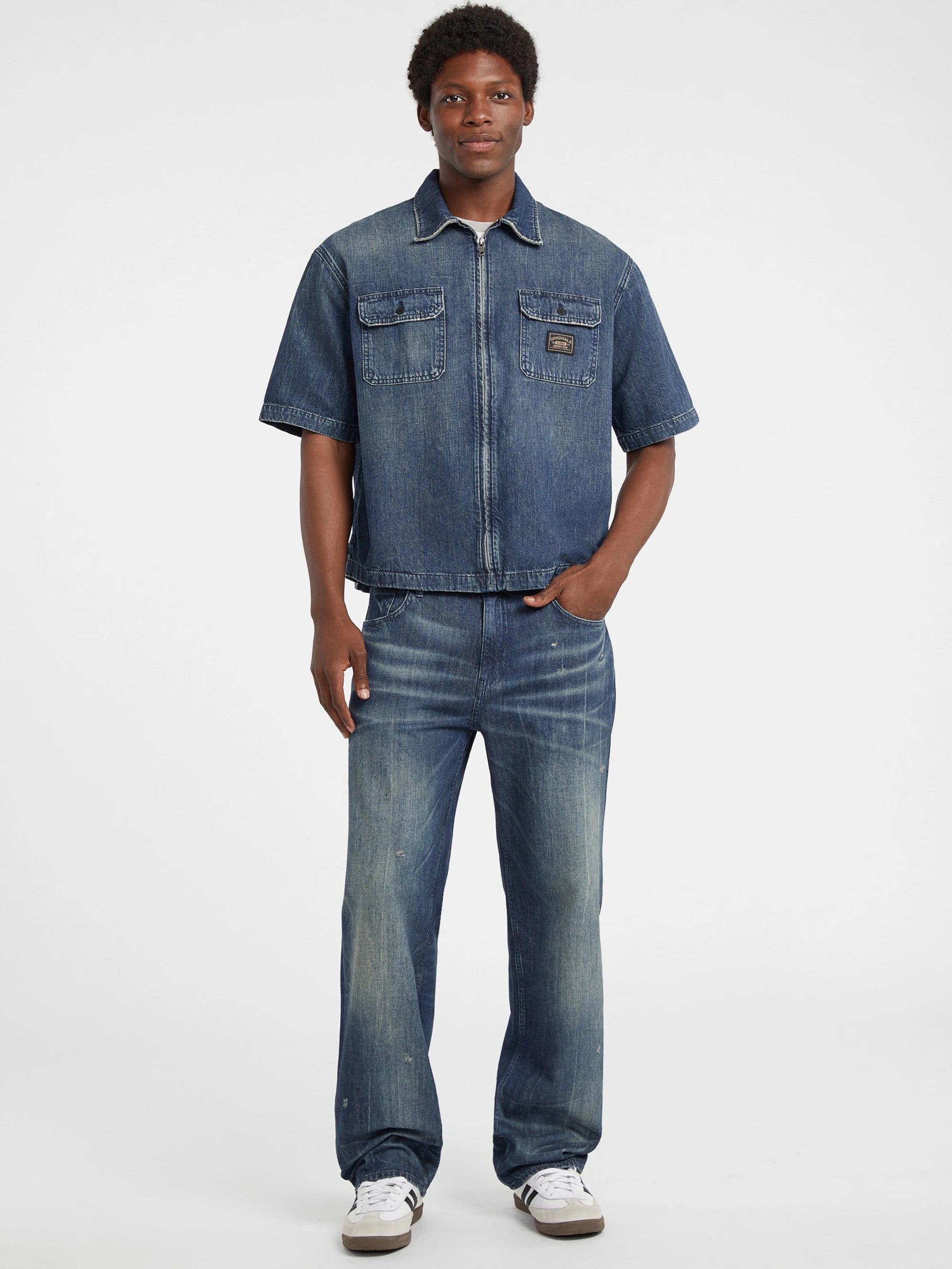 Go Cross Hatch Dark Wash