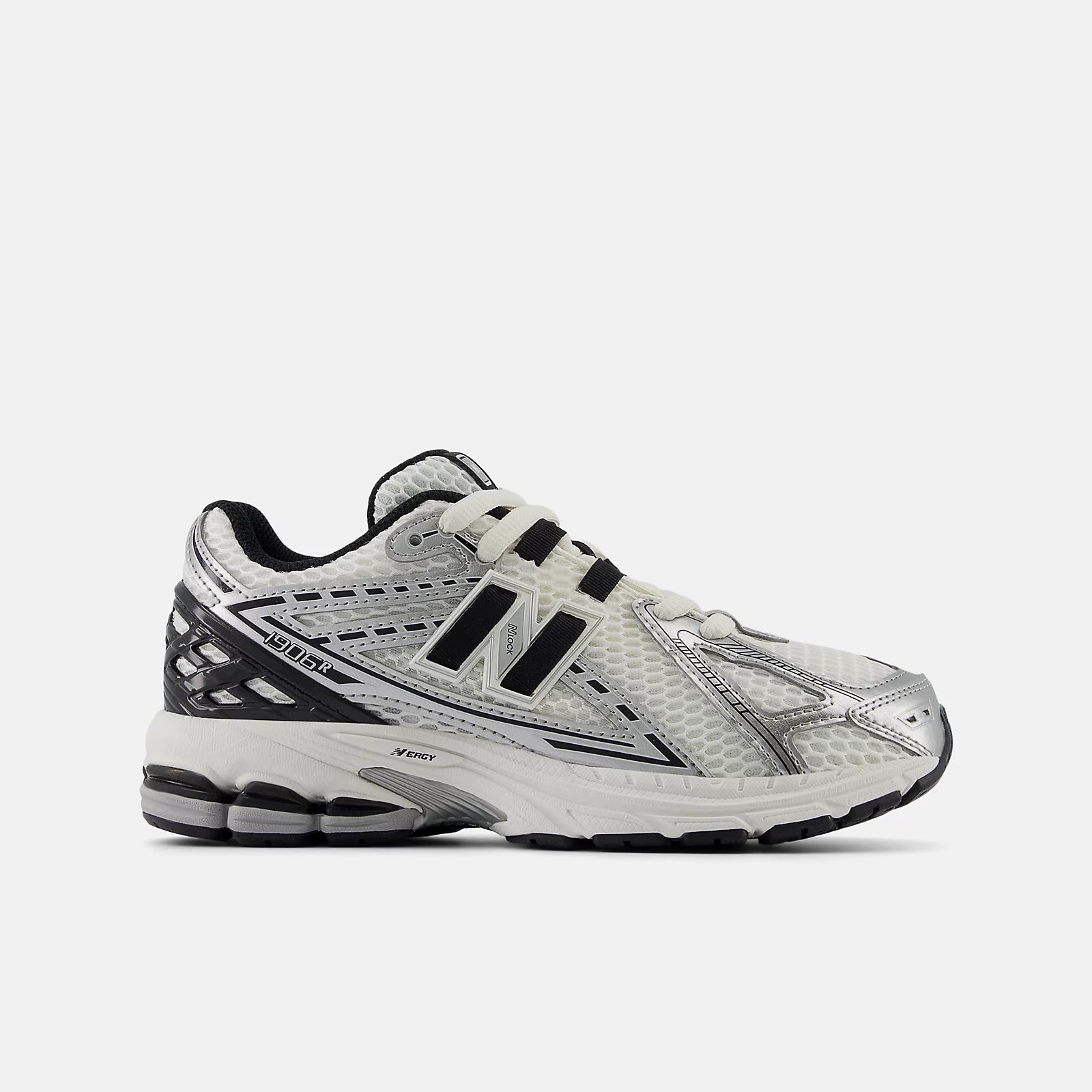Silver Metallic With Black