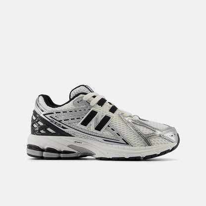 Silver Metallic With Black