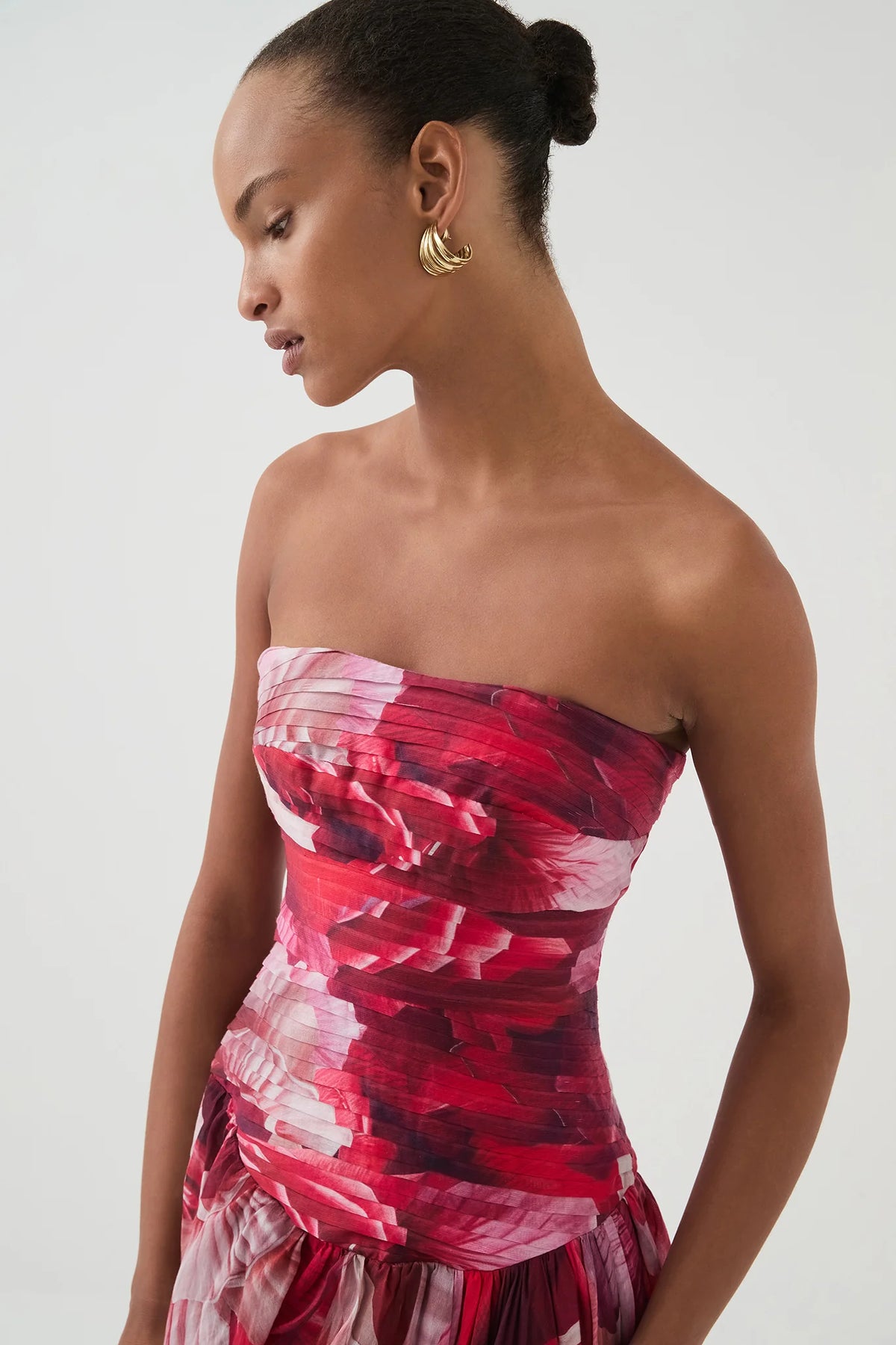 PRISMATIC FLORAL RED