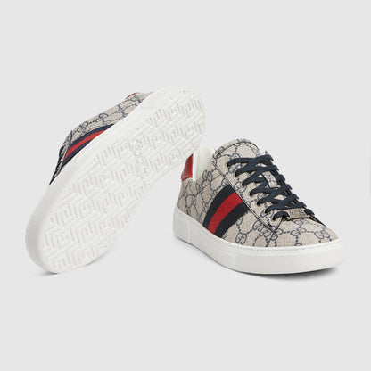 Supreme beige y azul