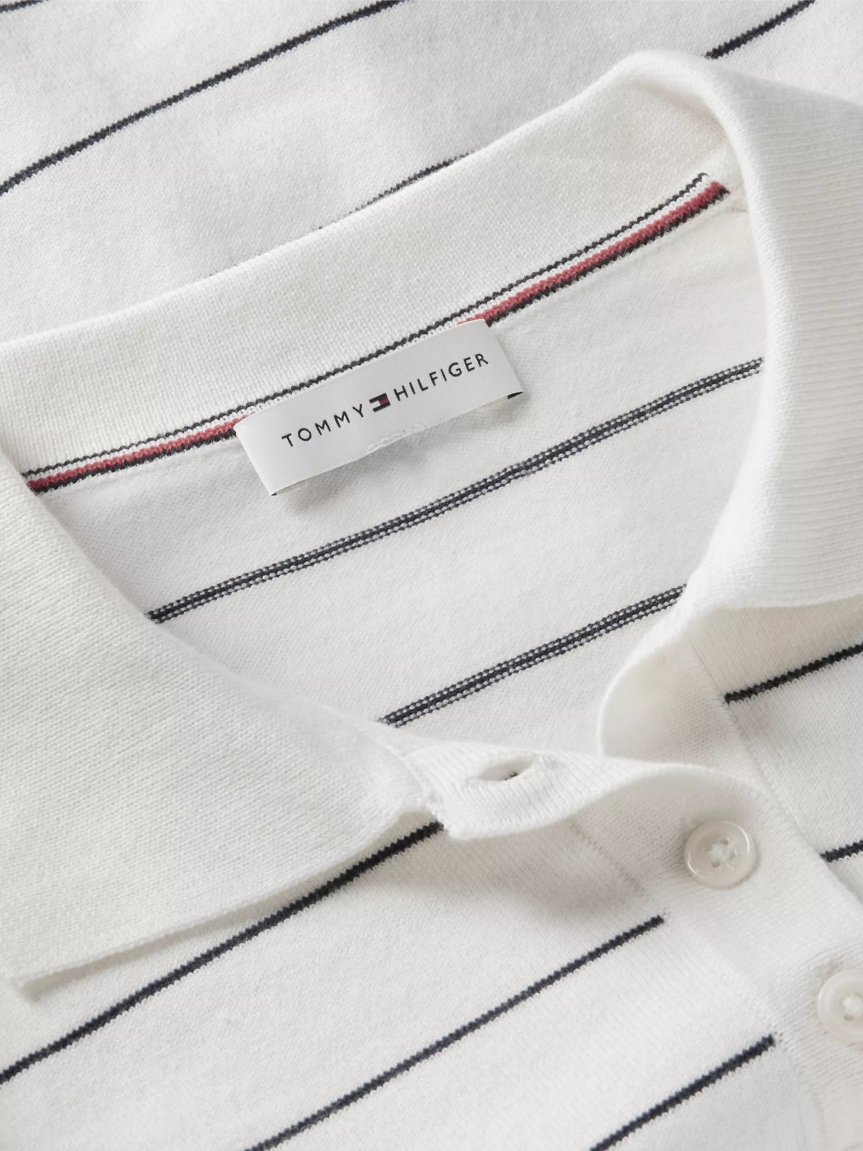 Navy Blue / Ivory Stripe