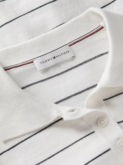 Navy Blue / Ivory Stripe