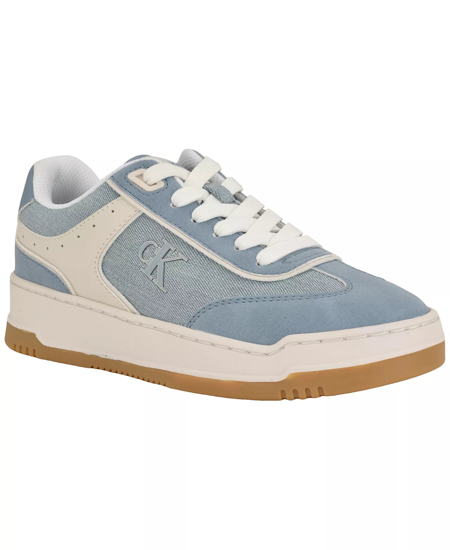 Medium Blue Denim/White