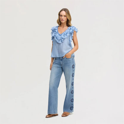 Poppy Indigo Wash