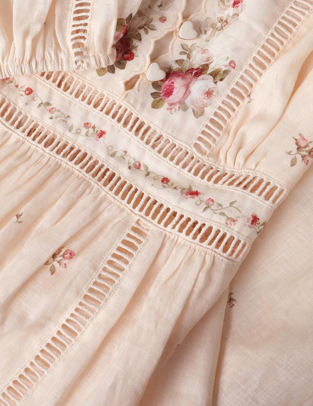 Cream Pink Rose