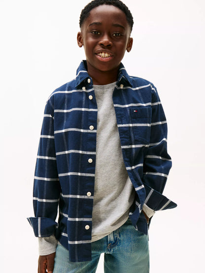 Navy / Black Check