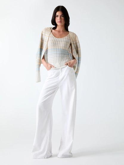 Light Blue Beige And Whit