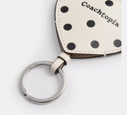 Cream / Black Dot