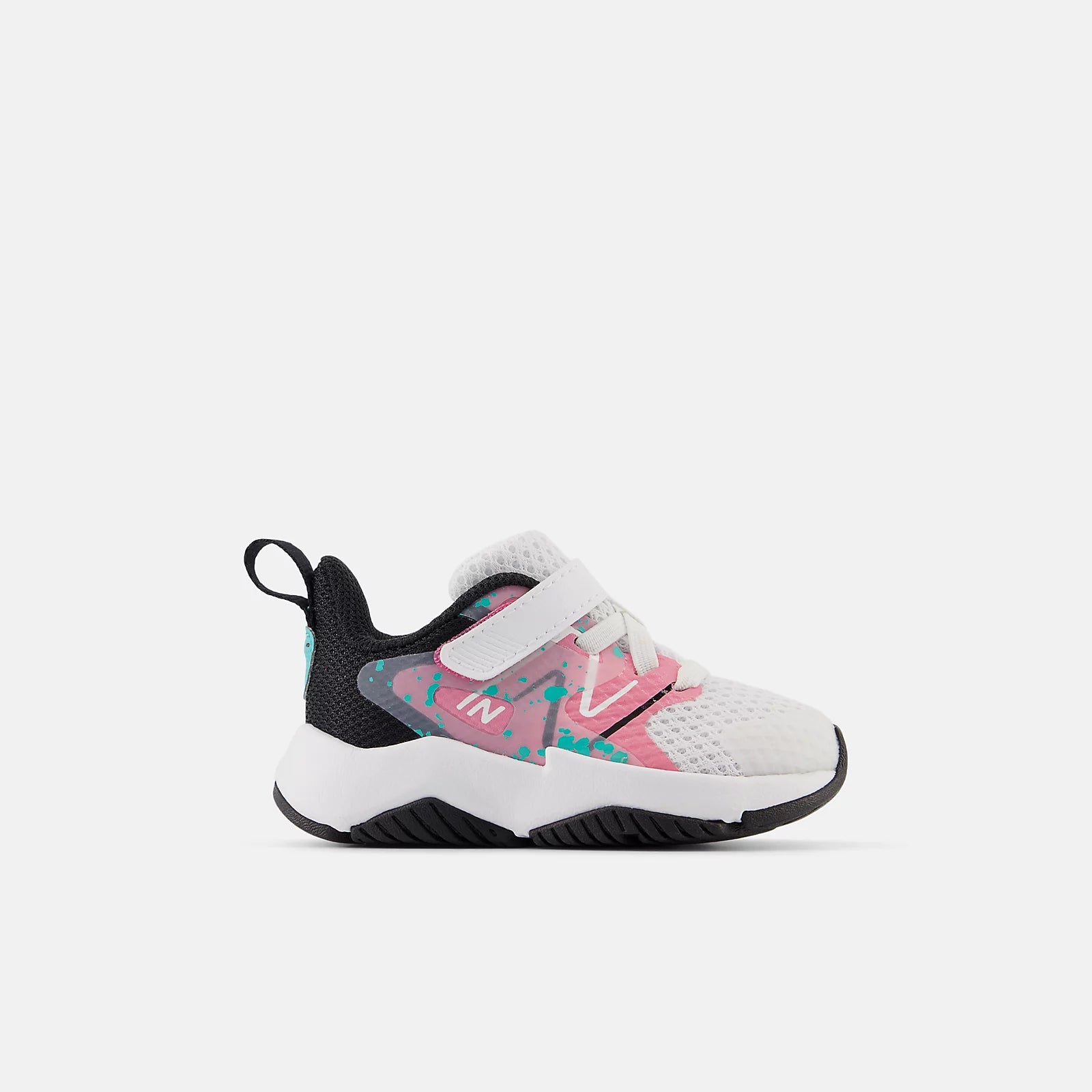 White With Real Pink And Black