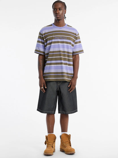 Grape Leaves Stripes Mult